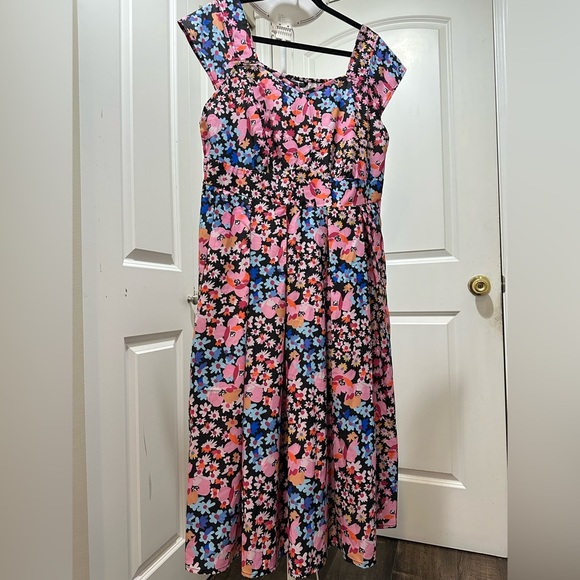 BloomChic Floral Midi Dress us12 - Picture 2 of 6